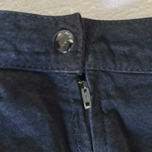 Vintage Real Suede Patch Skirt, size 6 measure 15” waste by 19” length - Picture 3 of 6